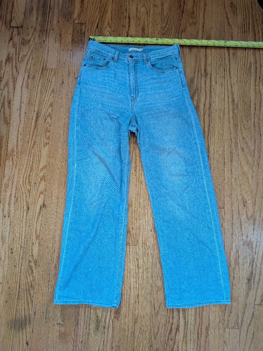 Levi's 29x31 High Loose Hemp Cotton Lightweight Jeans